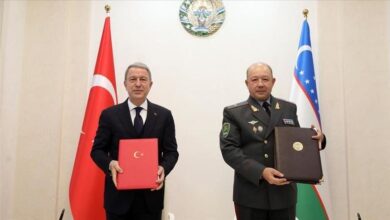 صورة اتفاقية تعاون عسكري بين تركيا و أوزبكستان