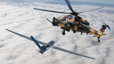 صورة شاهد : الطائرات المسيرة التركية ANKA وطائرات الهليكوبتر T-129 ATAK في عملية مشتركة