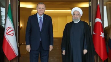 صورة أردوغان وروحاني يبحثان تعزيز العلاقات ومستجدات اقليمية