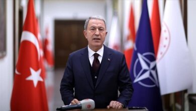 صورة وزير الدفاع التركي:القيود المفروضة على مقاتلات”اف-35″ لا تتوافق مع روح التحالف في الناتو