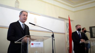 صورة أكار: الانضمام للاتحاد الأوروبي من أهداف تركيا الاستراتيجية