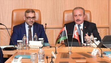 صورة شنطوب و المشري يؤكدان أهمية إجراء الانتخابات الليبية بموعدها ‏