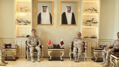 صورة مباحثات تركية قطرية لتعزيز العلاقات العسكرية