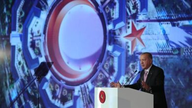 صورة أردوغان يطلق مشروع” الهلال و النجمة” لمقر وزارة الدفاع الجديد