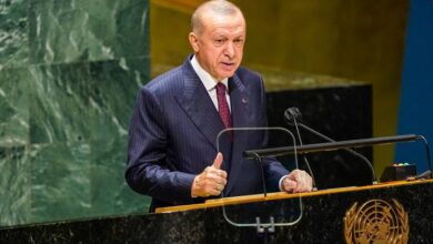 صورة أردوغان: حل الدولتين أساس لتسوية الصراع الفلسطيني الإسرائيلي