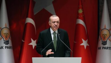صورة أردوغان يفتتح الخميس منشأة إنتاج المقاتلة التركية