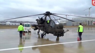 صورة قوات الجاندرما التركية تتسلم مروحية أخرى من طراز T 129 ATAK