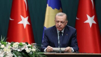 صورة أردوغان يدعو روسيا وأوكرانيا لوقف إطلاق النار في أقرب وقت