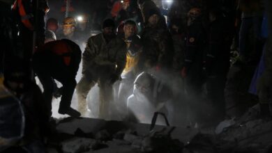 صورة “آفاد” التركية: إنقاذ 6 آلاف و445 شخصا من تحت الأنقاض