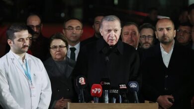 صورة أردوغان يعلن وصول عدد وفيات الزلزال إلى 16 ألفا و546