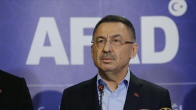 صورة نائب أردوغان: 103 آلاف مشارك في أعمال الإنقاذ بمنطقة الزلزال