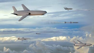 صورة الولايات المتحدة تجري أول رحلة من الجيل التالي من الطائرات بدون طيار LongShot “الفريدة” في عام 2024