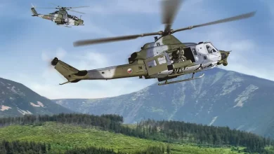 صورة التشيك تتسلم أول طائرة هليكوبتر H1 Light Attack  من الولايات المتحدة