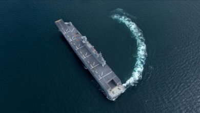 صورة الدفاع التركية تنشر صور حاملة الطائرات الوطنية “TCG Anadolu”