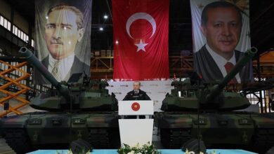 صورة أردوغان: الدبابة ألطاي ستمثل نقطة قوة مهمة للجيش التركي