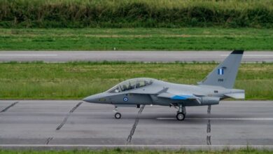 صورة Elbit Systems تسلم أول طائرتي تدريب من طراز M-346 إلى اليونان
