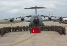 صورة كتيبة كوماندوز تابعة للجيش التركي تصل كوسوفو