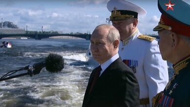 صورة بوتين: البحرية الروسية ستحصل على 30 سفينة جديدة هذا العام