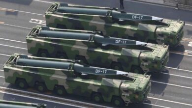 صورة الصين تنشر صواريخ DF-17 التي تفوق سرعتها سرعة الصوت والتي يمكن أن تستهدف تايوان